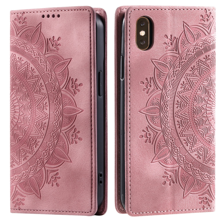 Totem Embossed Magnetic Leather Phone Case, For iPhone 13, For iPhone 13 mini��������������������...