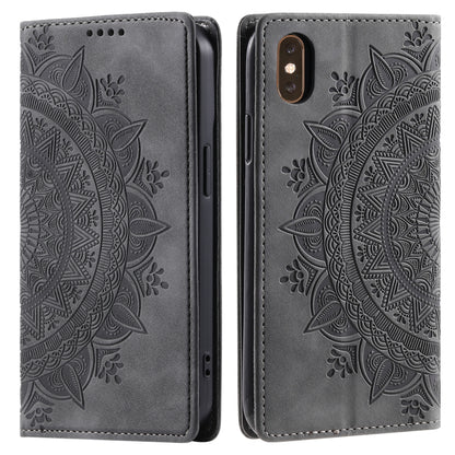 Totem Embossed Magnetic Leather Phone Case, For iPhone 13, For iPhone 13 mini��������������������...