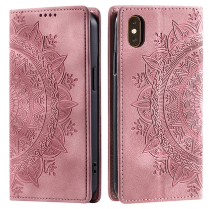 Totem Embossed Magnetic Leather Phone Case, For iPhone 13, For iPhone 13 mini��������������������...