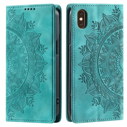Totem Embossed Magnetic Leather Phone Case, For iPhone 13, For iPhone 13 mini��������������������...