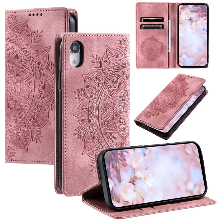 Totem Embossed Magnetic Leather Phone Case, For iPhone 13, For iPhone 13 mini��������������������...