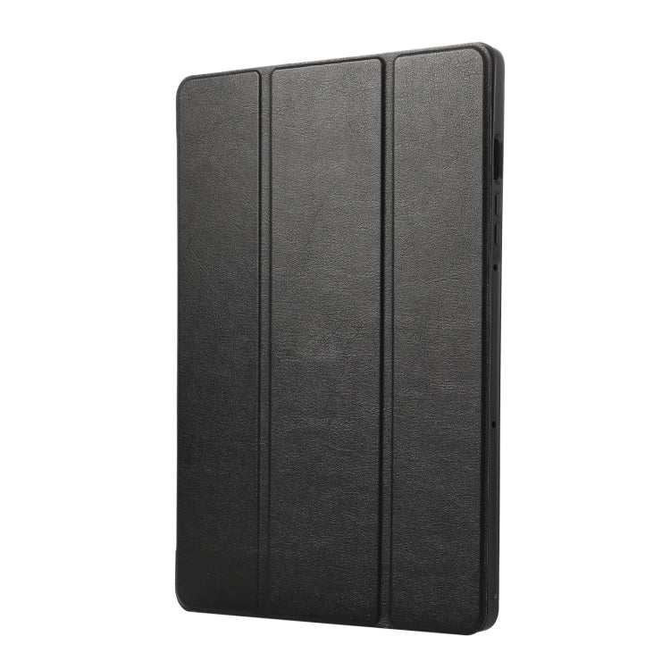 3-Fold Pure Color TPU Leather Tablet Case with Pen Slot, For Samsung Galaxy Tab  S10 FE / S9 FE��...