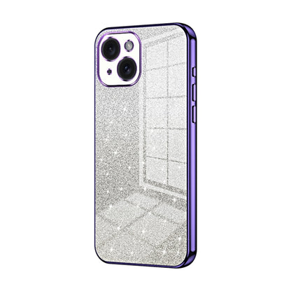 Gradient Glitter Powder Electroplated Phone Case