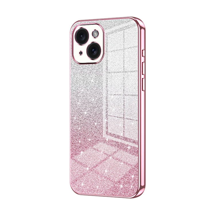 Gradient Glitter Powder Electroplated Phone Case