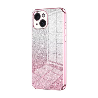 Gradient Glitter Powder Electroplated Phone Case