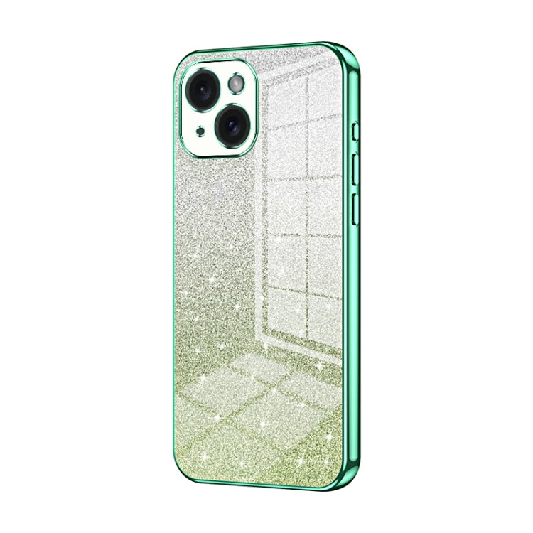 Gradient Glitter Powder Electroplated Phone Case