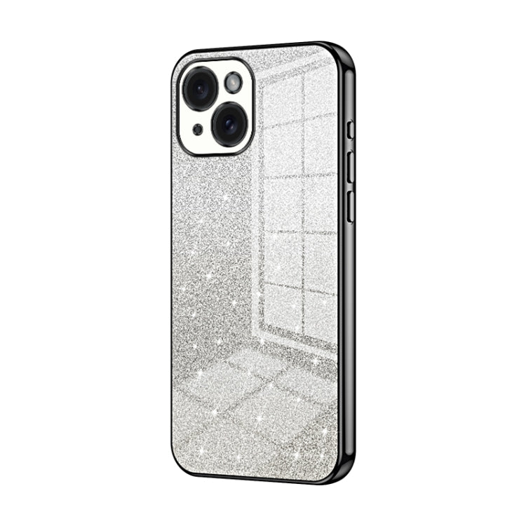 Gradient Glitter Powder Electroplated Phone Case