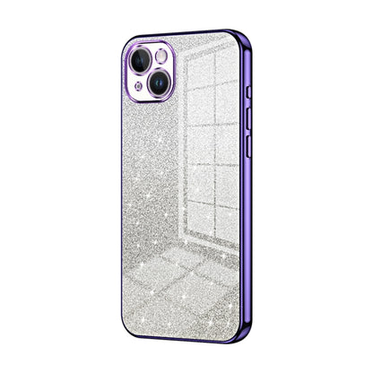 Gradient Glitter Powder Electroplated Phone Case