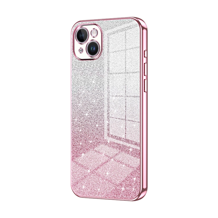 Gradient Glitter Powder Electroplated Phone Case