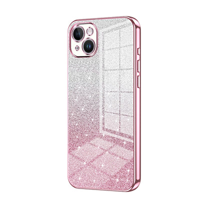 Gradient Glitter Powder Electroplated Phone Case