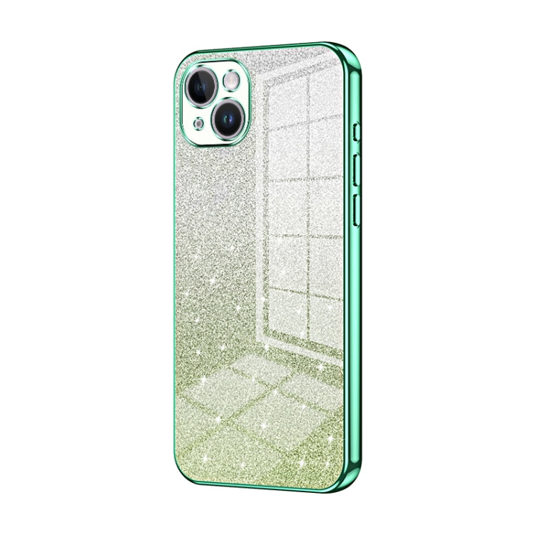 Gradient Glitter Powder Electroplated Phone Case