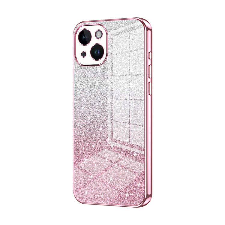Gradient Glitter Powder Electroplated Phone Case