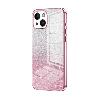 Gradient Glitter Powder Electroplated Phone Case