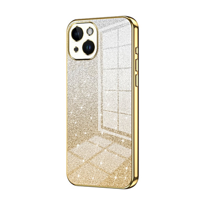 Gradient Glitter Powder Electroplated Phone Case