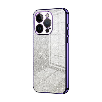 Gradient Glitter Powder Electroplated Phone Case