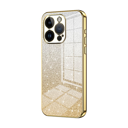 Gradient Glitter Powder Electroplated Phone Case