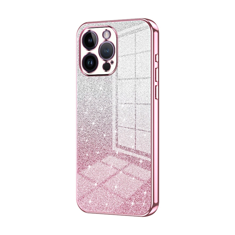 Gradient Glitter Powder Electroplated Phone Case
