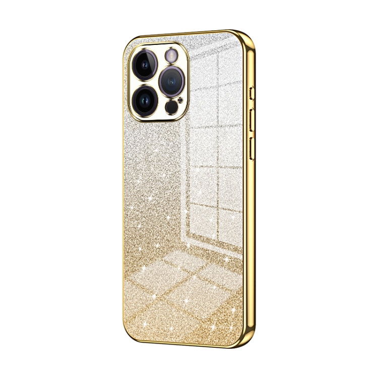 Gradient Glitter Powder Electroplated Phone Case