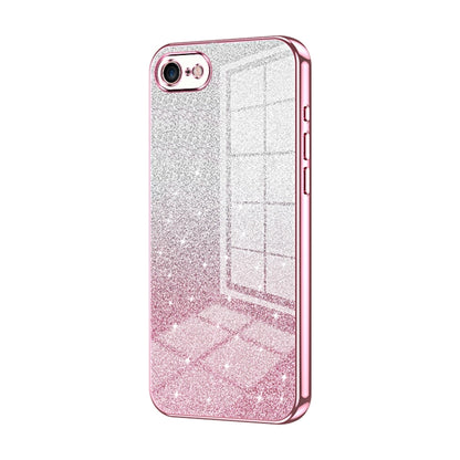 Gradient Glitter Powder Electroplated Phone Case