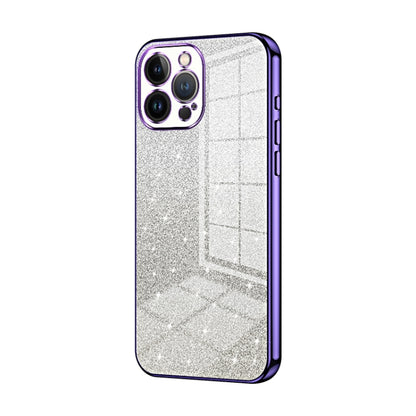 Gradient Glitter Powder Electroplated Phone Case