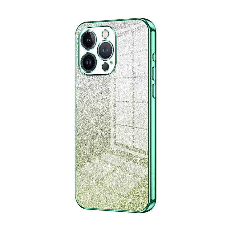 Gradient Glitter Powder Electroplated Phone Case
