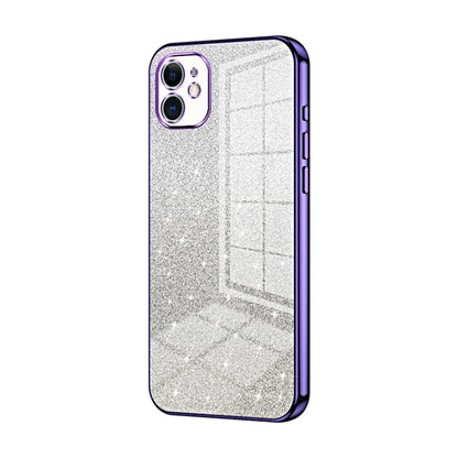 Gradient Glitter Powder Electroplated Phone Case