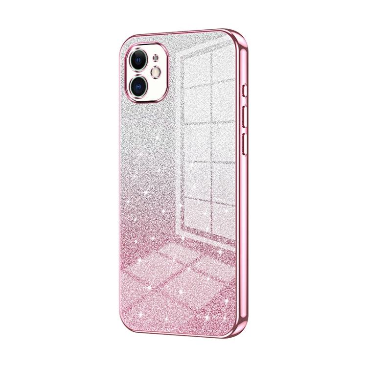 Gradient Glitter Powder Electroplated Phone Case