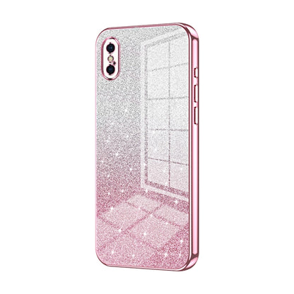 Gradient Glitter Powder Electroplated Phone Case