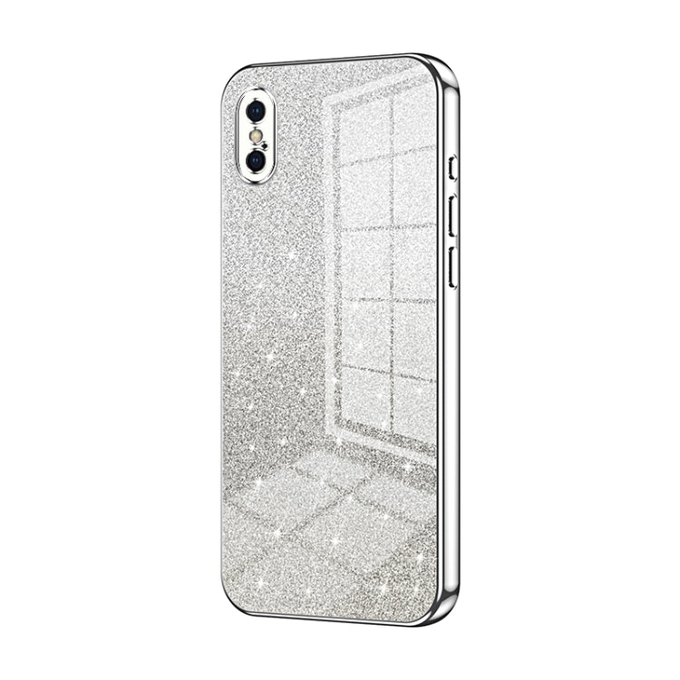 Gradient Glitter Powder Electroplated Phone Case
