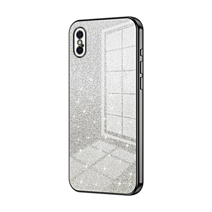Gradient Glitter Powder Electroplated Phone Case