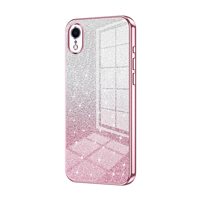 Gradient Glitter Powder Electroplated Phone Case