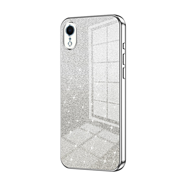 Gradient Glitter Powder Electroplated Phone Case