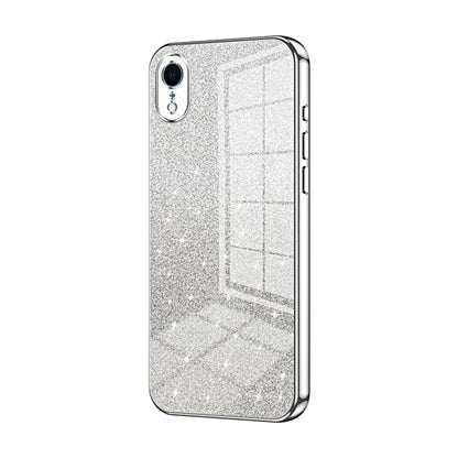Gradient Glitter Powder Electroplated Phone Case