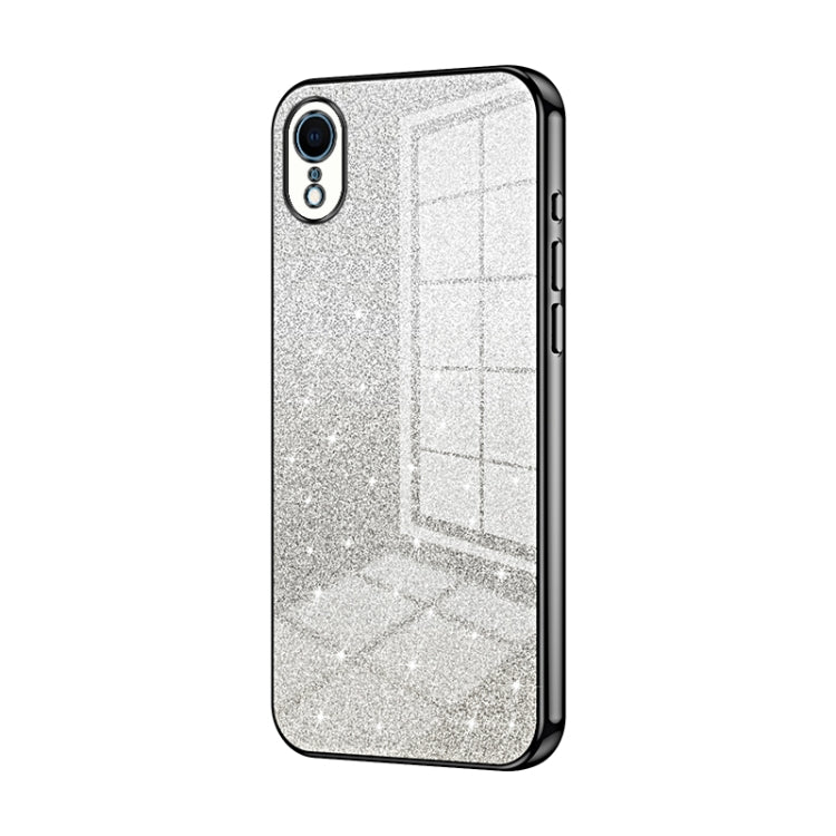 Gradient Glitter Powder Electroplated Phone Case
