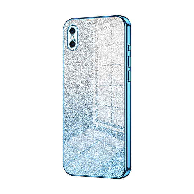 Gradient Glitter Powder Electroplated Phone Case