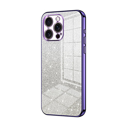 Gradient Glitter Powder Electroplated Phone Case
