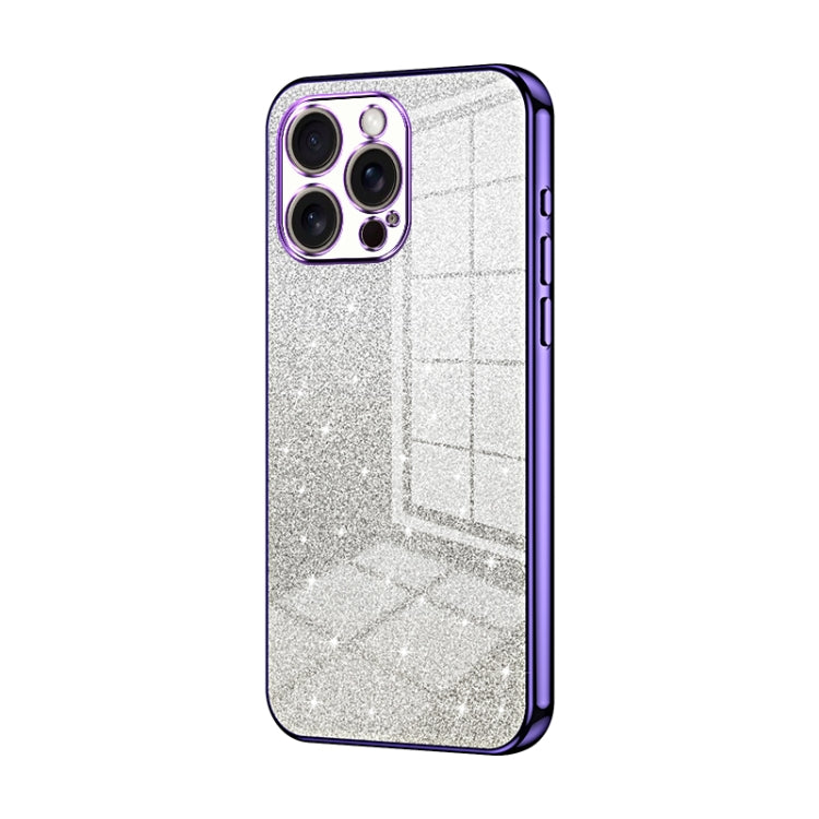 Gradient Glitter Powder Electroplated Phone Case