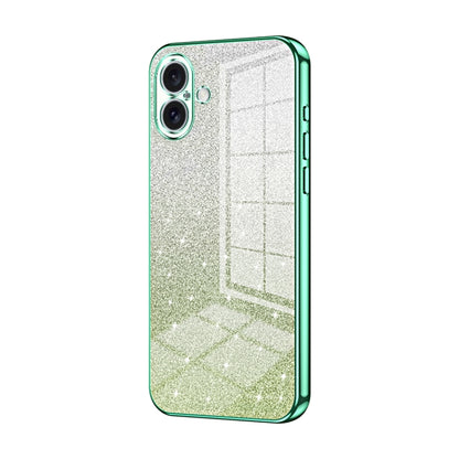 Gradient Glitter Powder Electroplated Phone Case