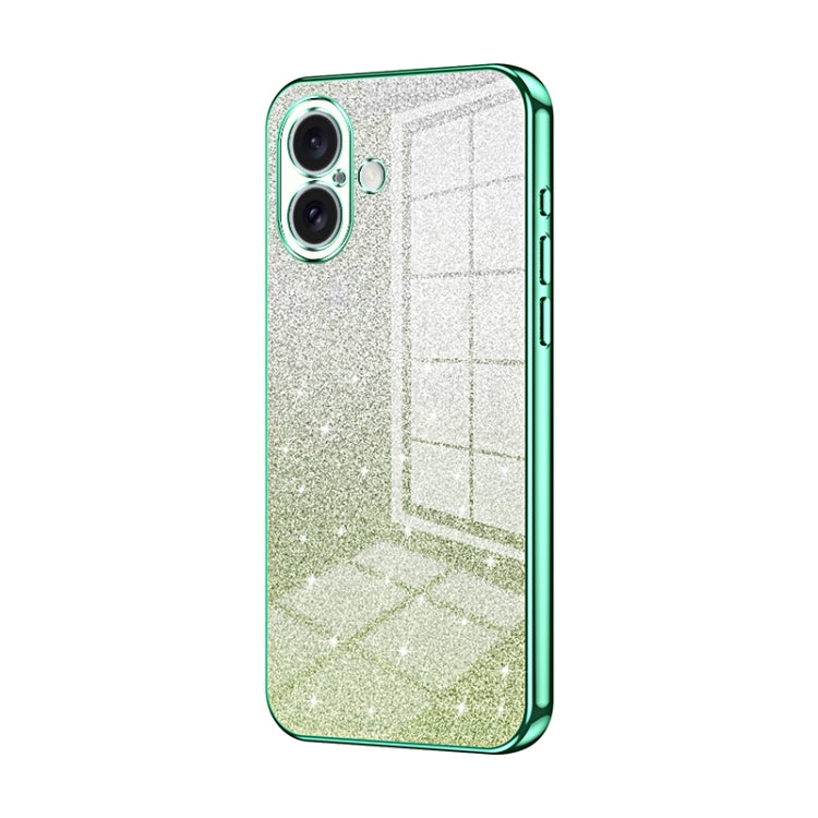 Gradient Glitter Powder Electroplated Phone Case