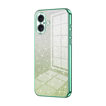 Gradient Glitter Powder Electroplated Phone Case