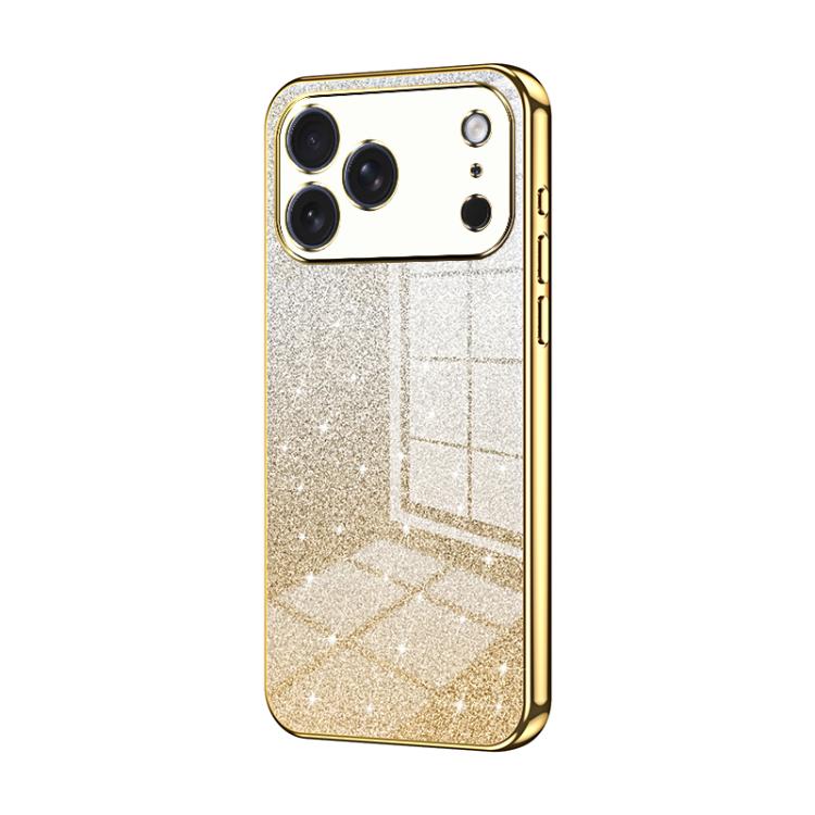Gradient Glitter Powder Electroplated Phone Case