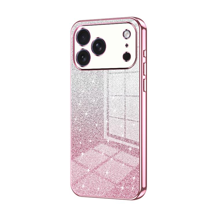 Gradient Glitter Powder Electroplated Phone Case