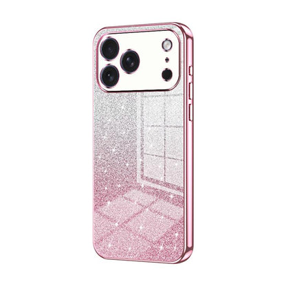 Gradient Glitter Powder Electroplated Phone Case
