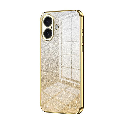 Gradient Glitter Powder Electroplated Phone Case
