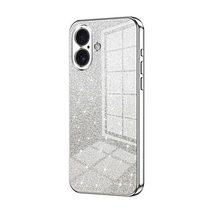 Gradient Glitter Powder Electroplated Phone Case