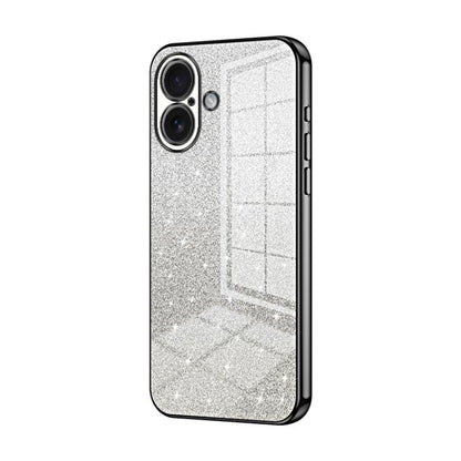 Gradient Glitter Powder Electroplated Phone Case