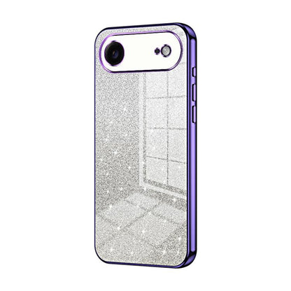 Gradient Glitter Powder Electroplated Phone Case