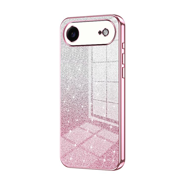 Gradient Glitter Powder Electroplated Phone Case