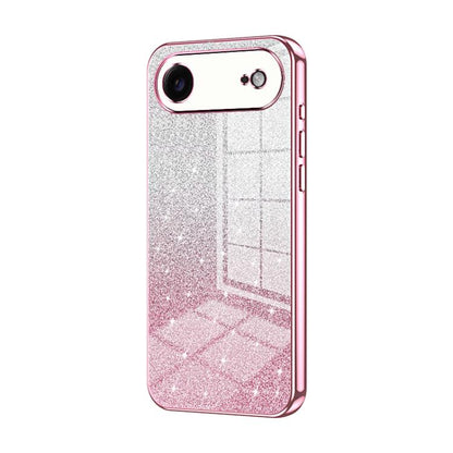 Gradient Glitter Powder Electroplated Phone Case