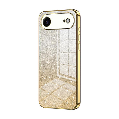 Gradient Glitter Powder Electroplated Phone Case